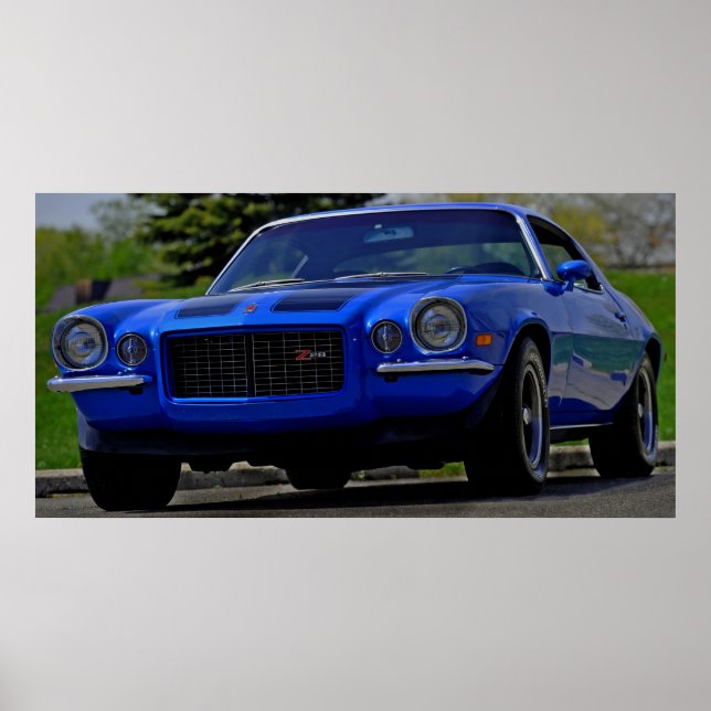 1972 Chevrolet Camaro RS Poster (Frente)