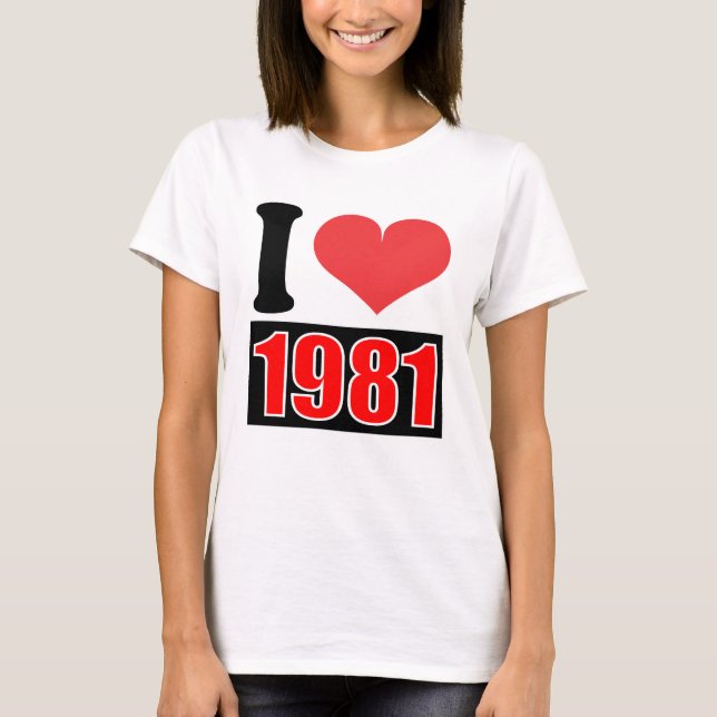 1981 - T-shirt (Frente)