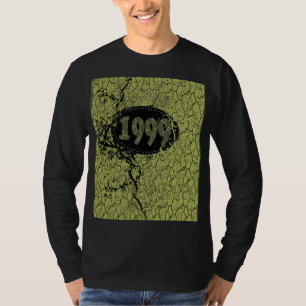 1999 - Verdes, amarelas Crack Vintage - T-Shirt