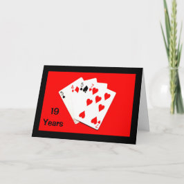 19 Anos É Grande Coisa! Cartão de aniversário
