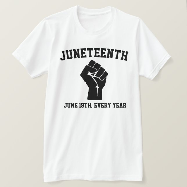 19 de junho de cada ano T-Shirt (Frente do Design)