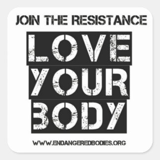 1,5" Ame o seu adesivo de corpo