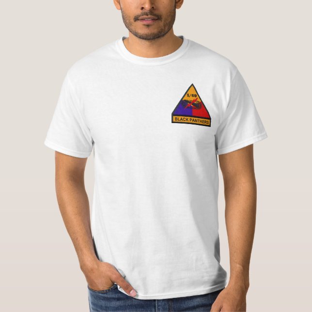 1/69th Camisa das panteras pretas M48A3 da (Frente)