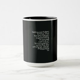 1:6 combinado dos Philippians da caneca 15oz