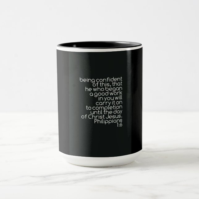 1:6 combinado dos Philippians da caneca 15oz (Centro)