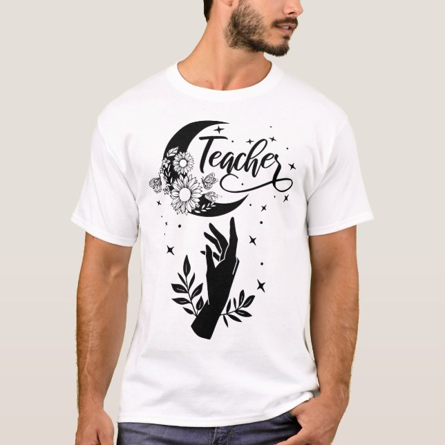 1 - Camisa De Professores Inspiradora, Professora  (Frente)