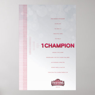 1 Campeão Poster