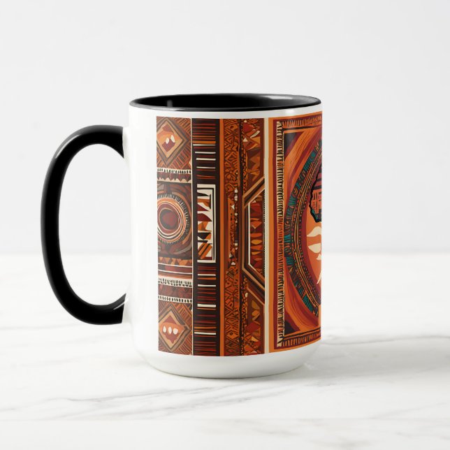 1 caneca de estilo africana (Esquerda)