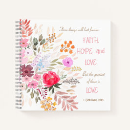 1 Corinthians 13:13 Faith Hope Love Primavera Flor