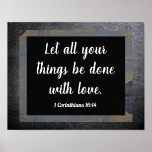 1 Corinthians 16:14 — Art Impressão