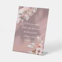 1 Corintianos 13:13 Maior é Amor Floral