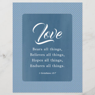 1 Coríntios 13:7 O Amor Suporta Tudo