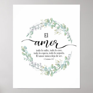 1 corintios 13, El amort Póster