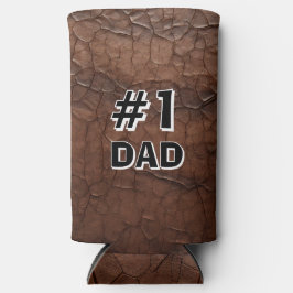 #1 Dad Leather-look