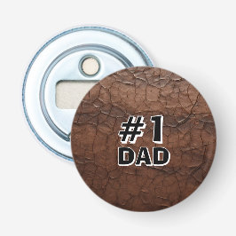 #1 Dad Leather-look