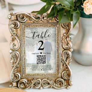 1 Foto em frente para Quadro QR Número da Tabela d