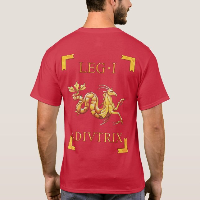 1 Legio romano mim t-shirt de Adiutrix Vexillum (Verso)