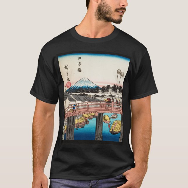 #1 Nihonbashi - Stained Glass Art T-Shirt (Frente)