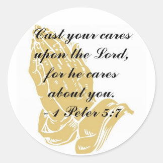 1 Pedro 5:7 Adesivo