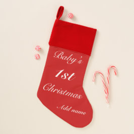 1 rua de natal do bebê personalizado