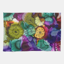 1 toalha de cozinha da arte C