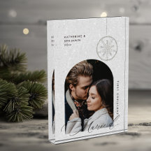 1rua de Natal Casado com Flocos de Neve Boho Moder
