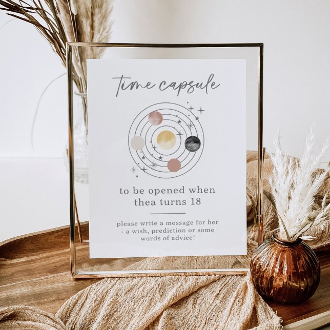 1rua Em Torno Da Poster Da Cápsula Espacial Sun (Criador carregado)