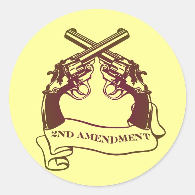 2ª emenda: autocolantes (Frente)