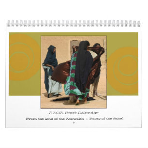 2009 caras arquivísticas de AZCA do calendário d
