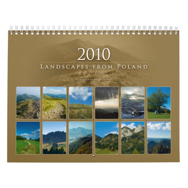 2010 Paisagens da Polônia - Calendário (Capa)