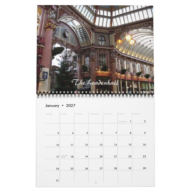 2011 siga-me no calendário de Londres (Jan 2027)