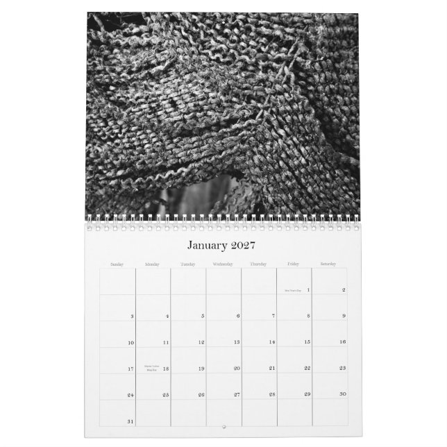 2012 calendário - abstrato orgânico (Jan 2027)