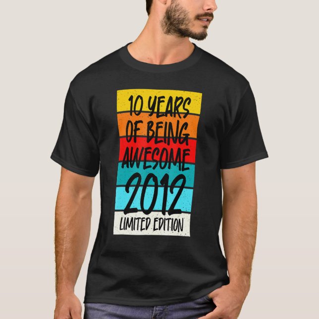 2012 T Camisa 10 Anos De Ser Incrível (Frente)