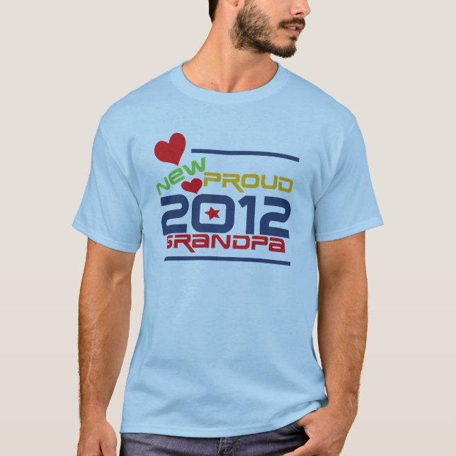 2012 t-shirt e presentes orgulhosos do vovô (Frente)