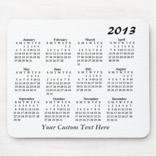 2013 calendário Mousepad
