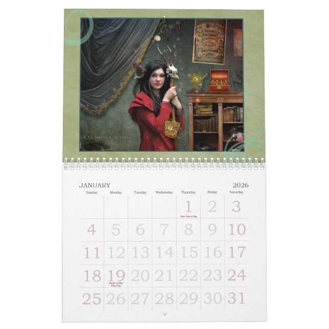 2013 fêmeas do calendário da fantasia (Jan 2026)
