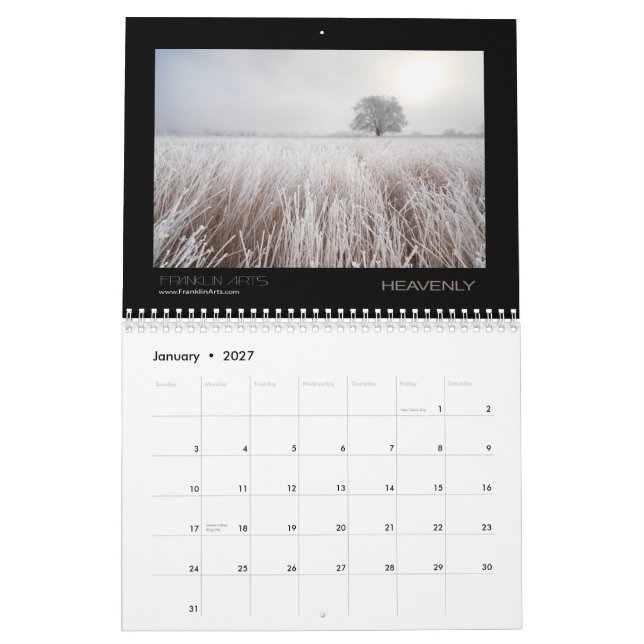 2013 paisagem & calendário da natureza (Jan 2027)