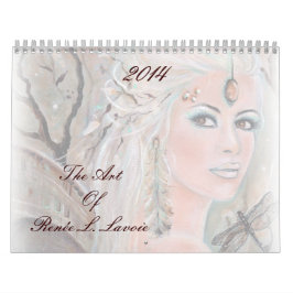2014 Calendário de arte fantasia de Renee L. Lavoi