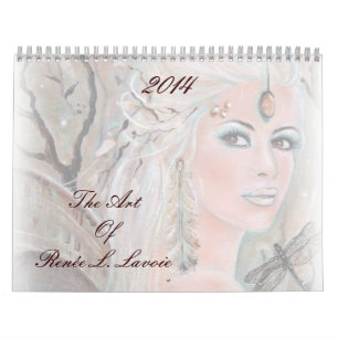 2014 Calendário de arte fantasia de Renee L. Lavoi