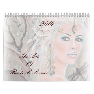 2014 Calendário de arte fantasia de Renee L. Lavoi