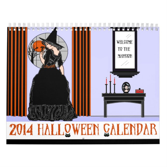 2014 calendário do Dia das Bruxas, versão dois (Capa)