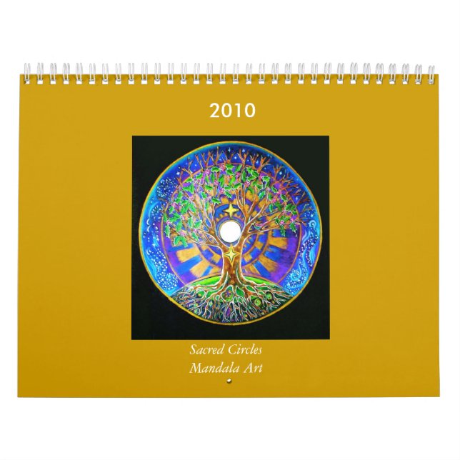 2014 calendários sagrados da arte da mandala dos (Capa)