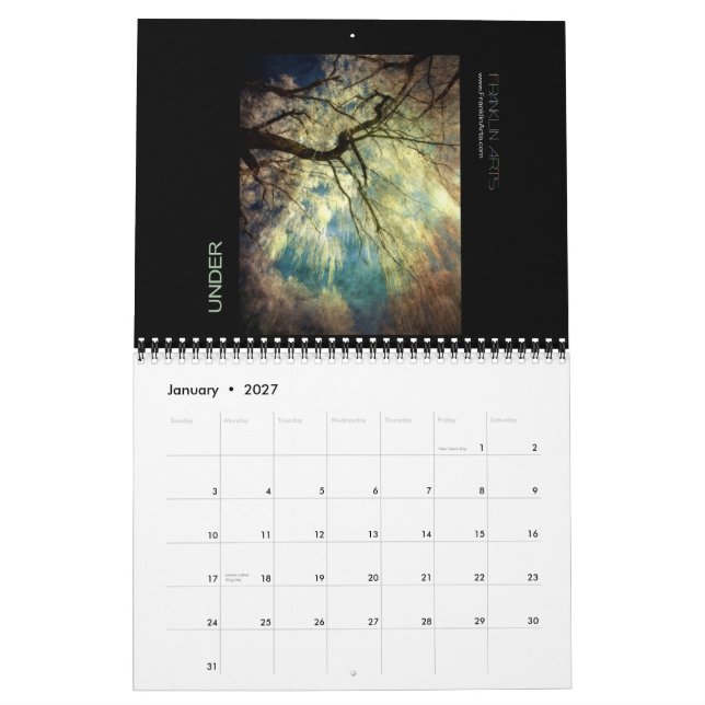 2014 calendários surreais & abstratos da paisagem (Jan 2027)