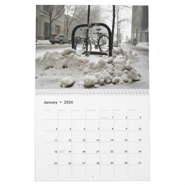 2014 deixe-nos Bike o calendário (Jan 2026)
