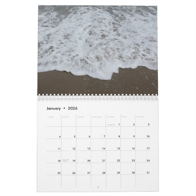2014 praias do calendário (Jan 2026)
