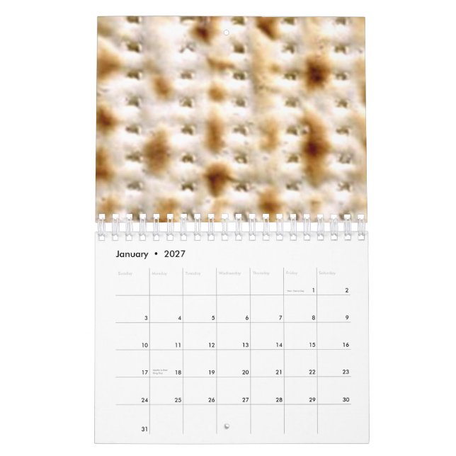 2015-16 o calendário de parede judaico, ~ de 15 (Jan 2027)