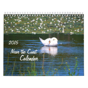 2015 perto do calendário da costa