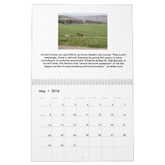 2016 calendário - artes iranianas