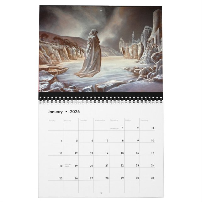 ~ 2016 do calendário da arte Philip Rubinov (Jan 2026)