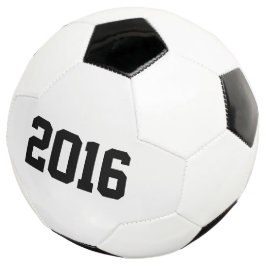 2016 Feliz Ano Novo, Bola de Futebol Preta e Branc